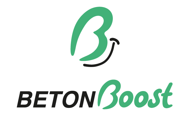 Logo officiel BetonBoost pour distributeur de béton libre-service